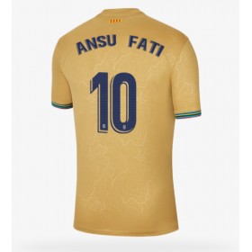 Herren Fußballbekleidung Barcelona Ansu Fati #10 Auswärtstrikot 2022-23 Kurzarm